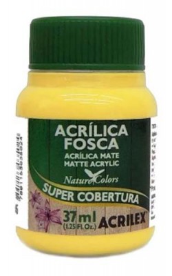 TINTA ACRILICA FOSCA 37ML ACRILEX AMARELO OURO